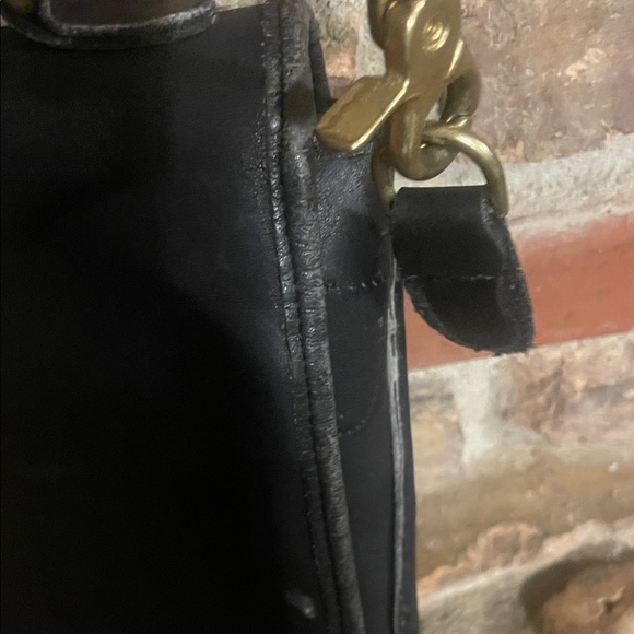 Vintage Coach Station Bag 5130 Black USA 1990 - Picture 10 of 12